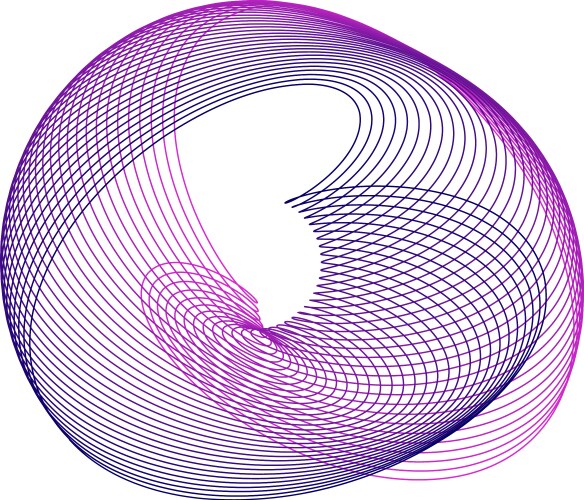 Spirograph abstract element on a white background vektorbild