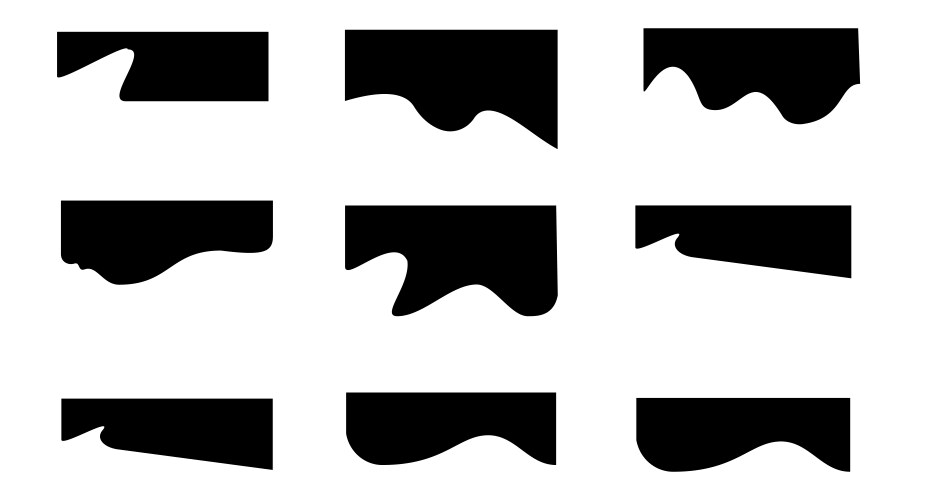 Black free form 0503 Royalty Free Vector Image