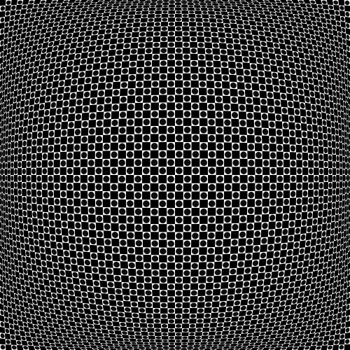Spherical globe circular distort effect pattern vector image