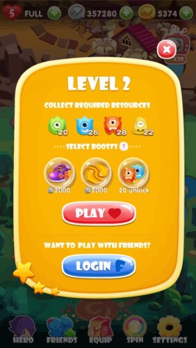 Complete set of level button game ui pop-up icon vector image