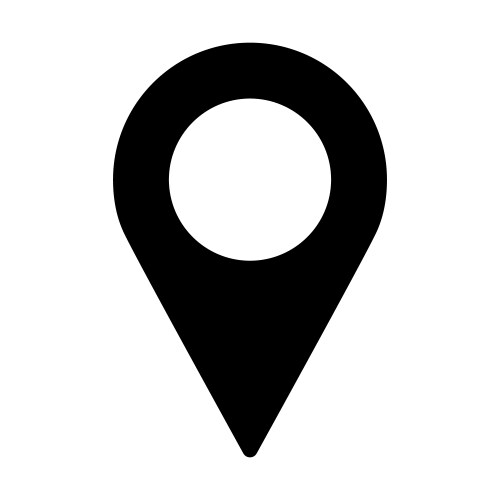 location pin icon map place marker vector image