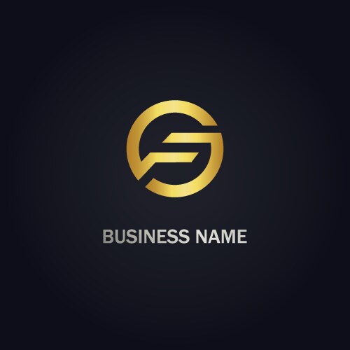 Luxury letter e logo template in gold color royal Vector Image