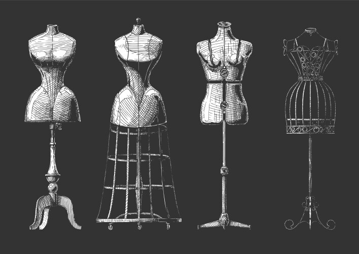 Dress form Vector Images & Graphics for Commercial Use | VectorStock