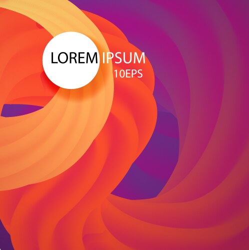 3d wavy background modern pattern dynamic effect vector image