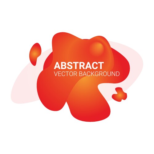 Abstract blur free form shapes color gradient vector image