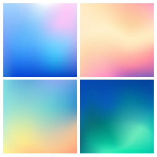 Abstract multicolored blurred background vector image