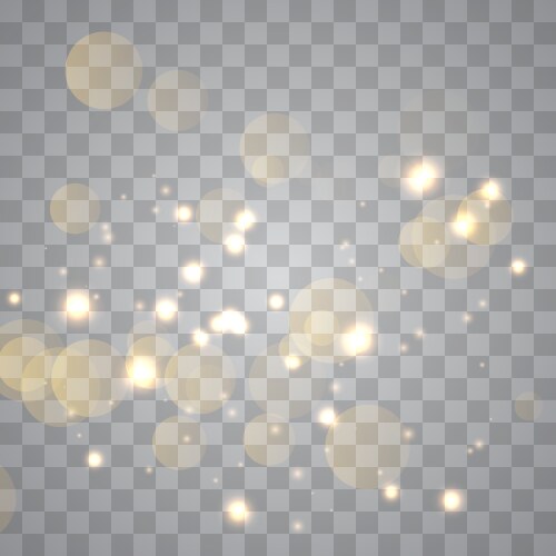 Glowing bokeh lights Royalty Free Vector Image