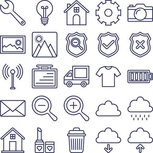 Web and user interface isolated icon vector image