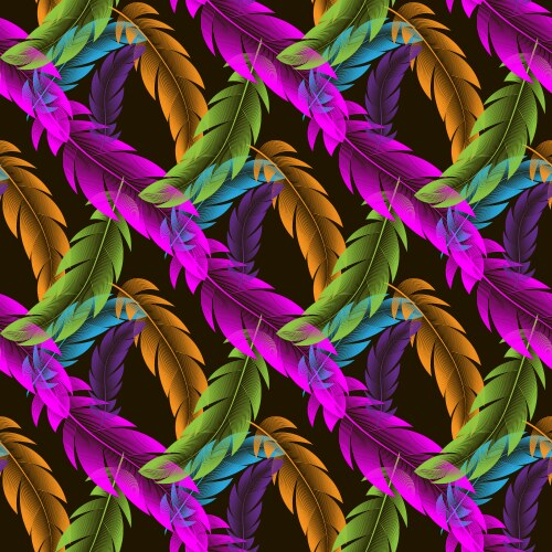 Seamless pattern with abstract colorful vector image