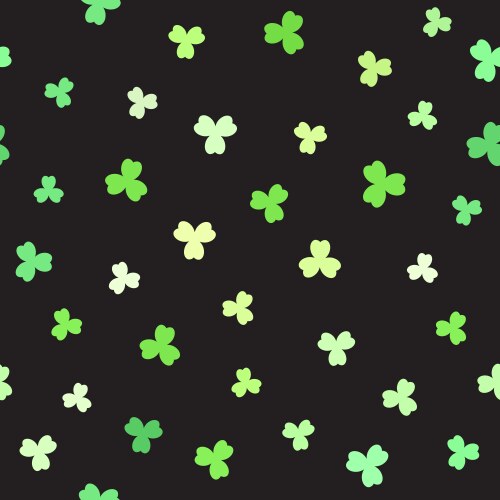 Shamrock pattern seamless background Royalty Free Vector