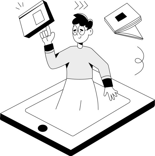 Intelligent student Royalty Free Vector Image - VectorStock