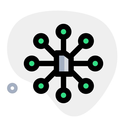 Identification of host networks through mapping vector image