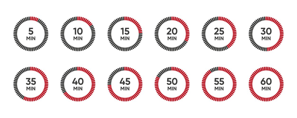 Timer 10 Minutes Vector Images (over 2,500)