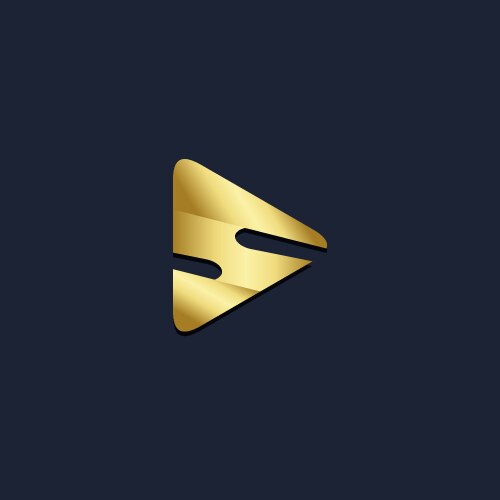 S initial company logo Royalty Free Vector Image