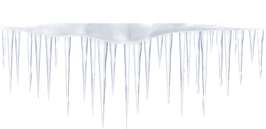 Icicles Royalty Free Vector Image - VectorStock