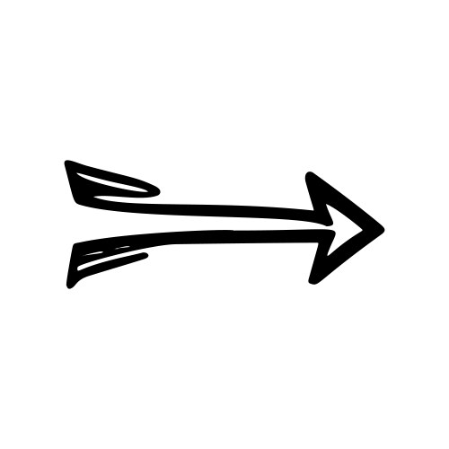 Next direction - arrow icon Royalty Free Vector Image