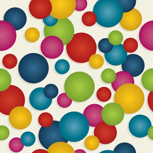Colorful of circle pattern texture background Vector Image