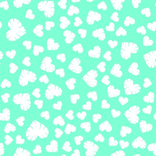 seamless pattern with cracked hearts vector