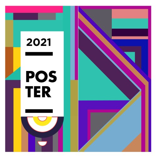 Geometric colorful pattern for poster and banner Vector Image