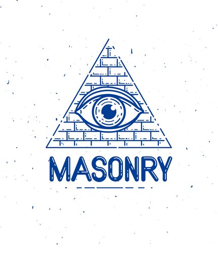 All-Seeing Eye Symbol Vector Image