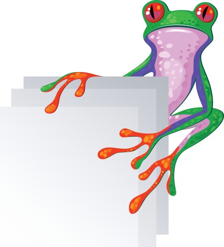 Tree frog Royalty Free Vector Image - VectorStock