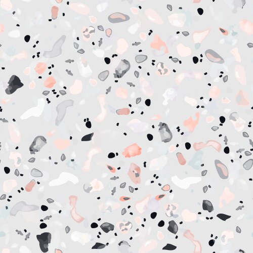 Terrazzo flooring seamless pattern Royalty Free Vector Image