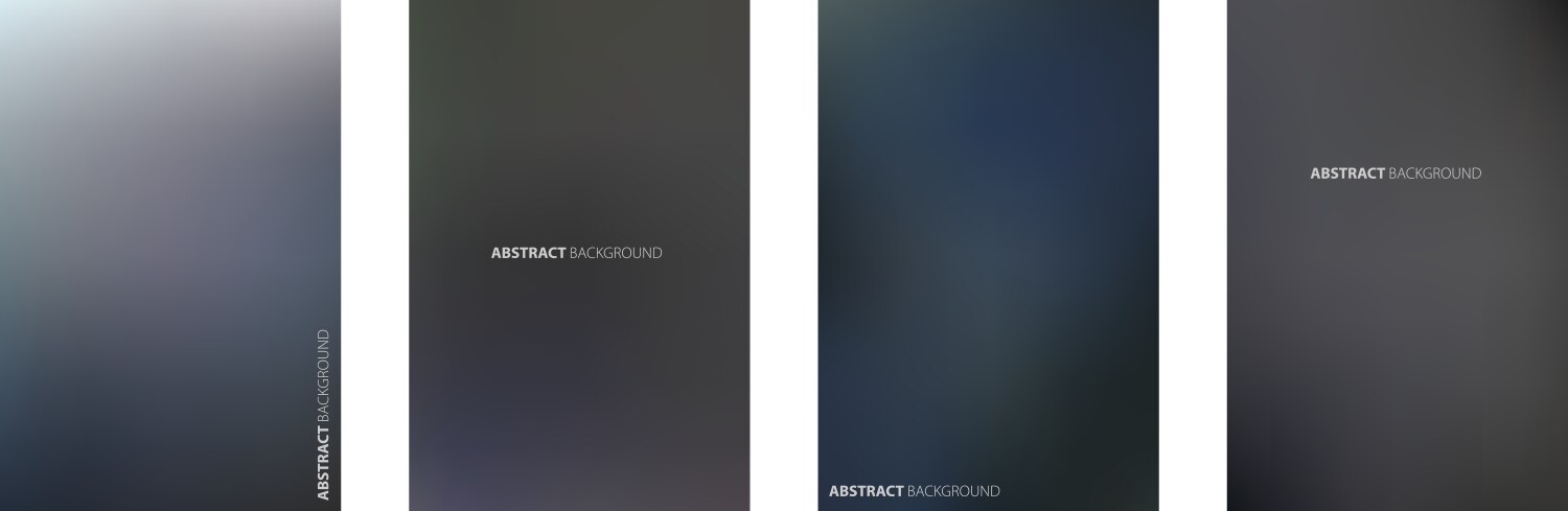 Abstract gradient blurred background in dark Vector Image