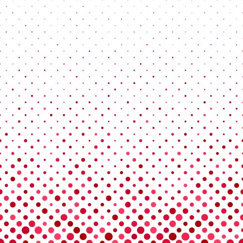 Red repeating abstract dot pattern background vector image