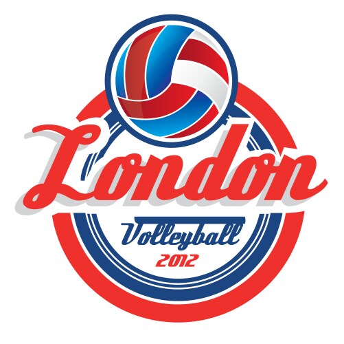London Volleyball 2012 Vector Image