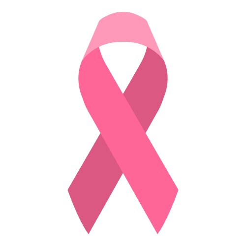 Pink Ribbon Symbol of Support Vector Image
