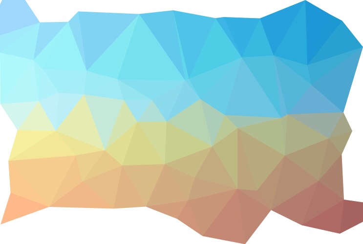 Colorful triangular low poly mosaic abstract vector image