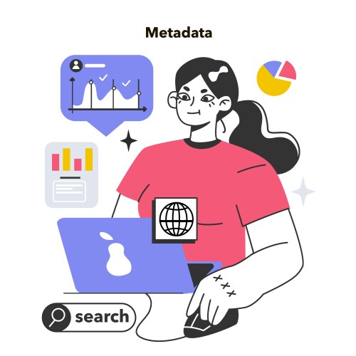 Metadata additional descriptive information about vector image