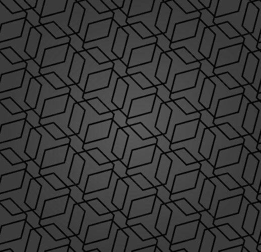 Seamless abstract pattern with hexagonal vector image