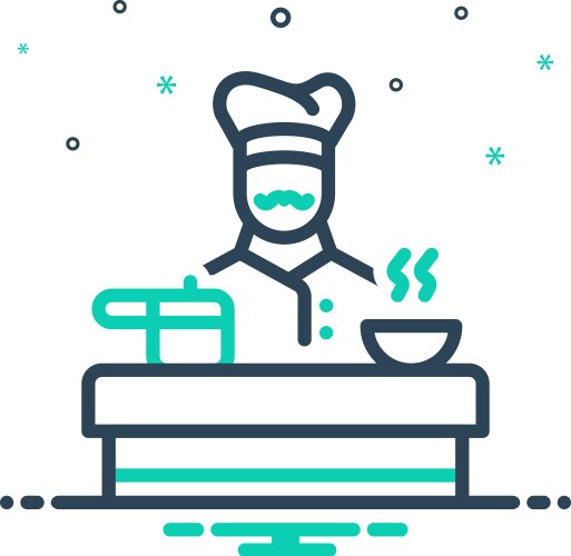 Kitchen counter Royalty Free Vector Image - VectorStock