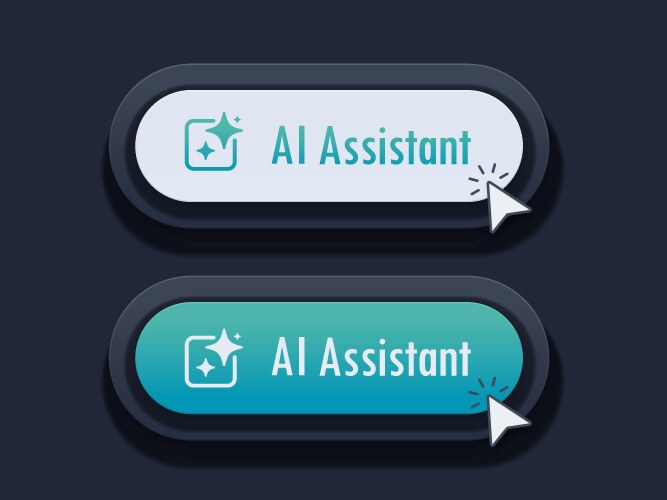 Futuristic ai prompt bar high-tech background Vector Image