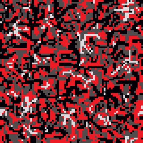Digital camouflage seamless pattern ornate spots Vector Image