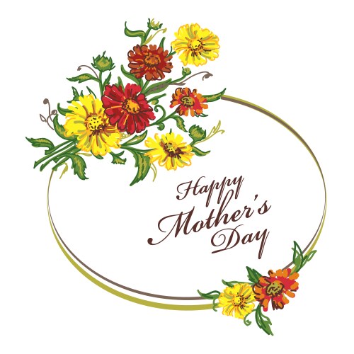 background for mothers day vector image