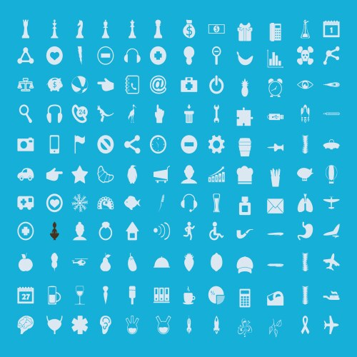 media and communication icons vector