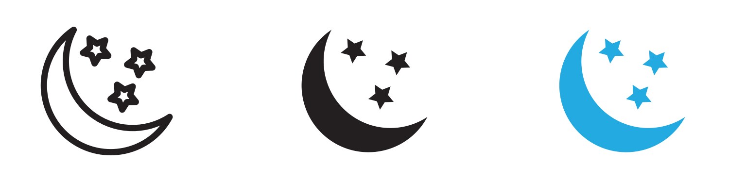 Moon Transparent Phases Vector Images (over 120)