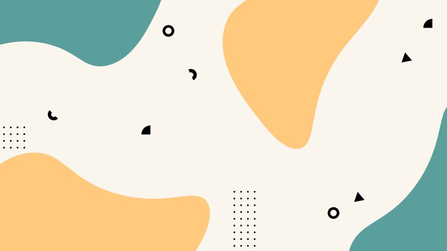 Seamless pattern background with abstract shapes vector image