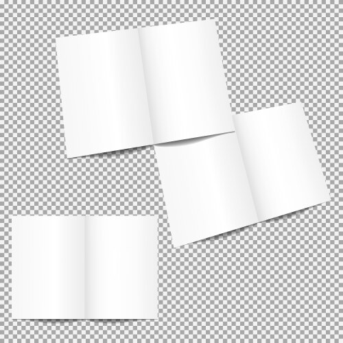 Mockup clean notepad Vector Image