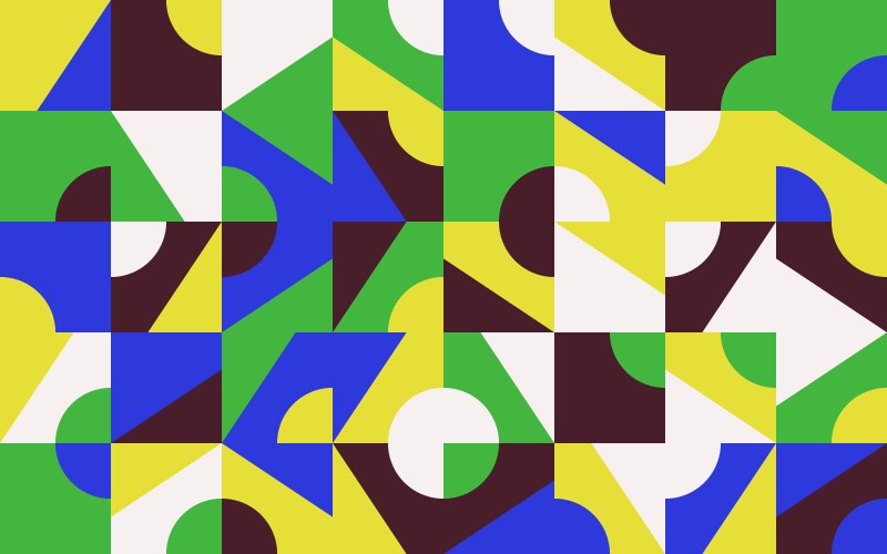 Deconstructed abstract pattern design vector image