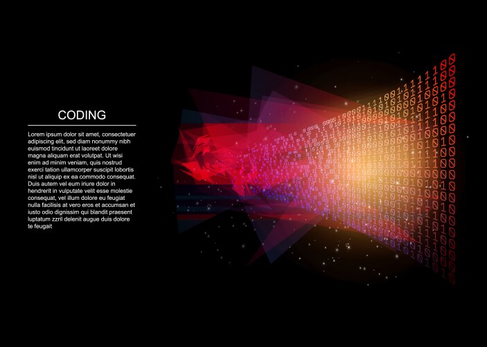 data sorting from chaos to system artificial vector image