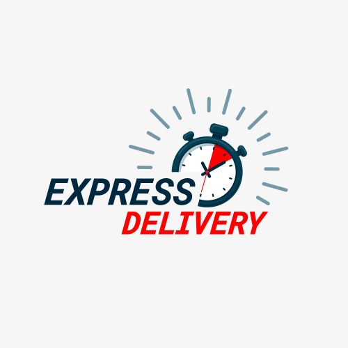 Express delivery grunge rubber stamp Royalty Free Vector