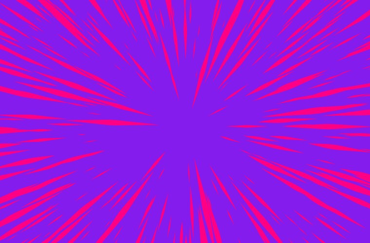 Comic purple dynamic background Royalty Free Vector Image