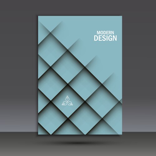 Modern Brochure Layout - A4 Template vector image
