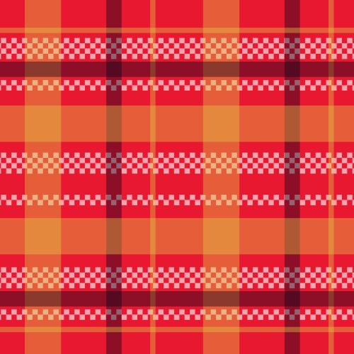 Textile fabric check pattern design background vector image