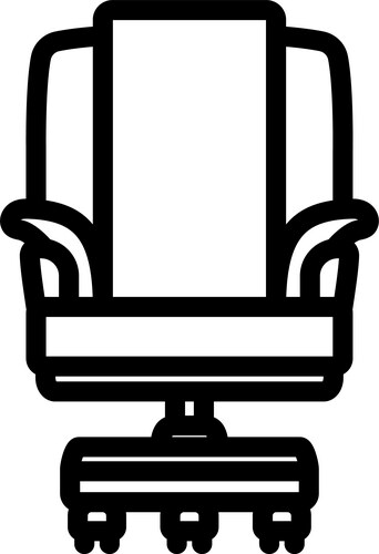 Boss armchair icon vector image