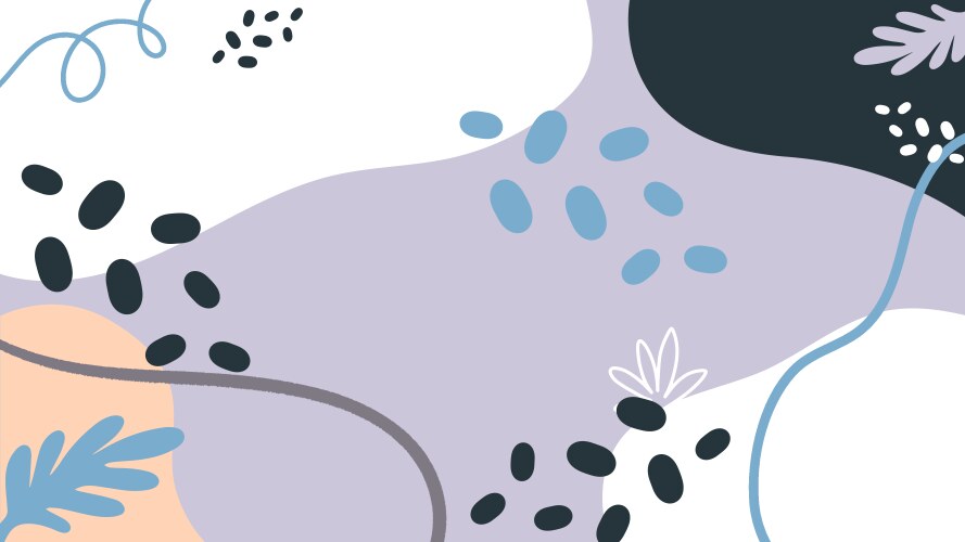 Seamless pattern background with abstract shapes vector image