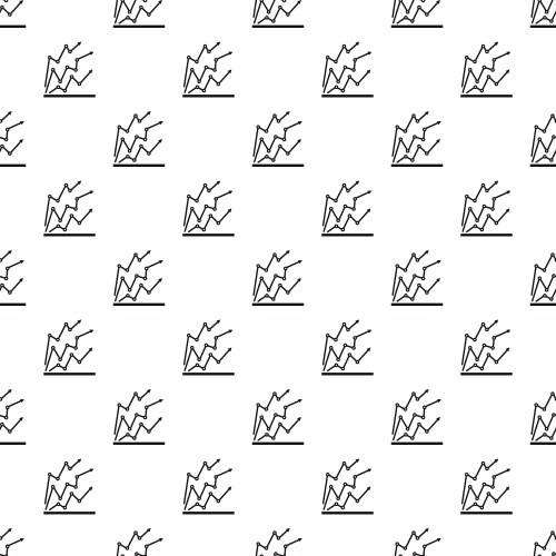 Finance graph pattern repeat Royalty Free Vector Image